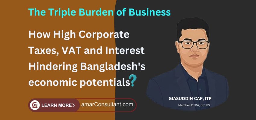 The Triple Burden of Business: How High Corporate Taxes, VAT and Interest Hindering Bangladesh’s economic potentials?