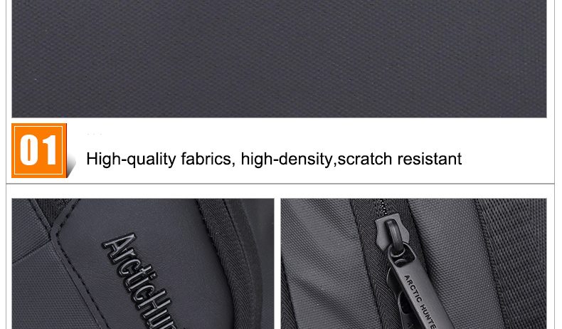 Arctic Hunter 1500362 Laptop Travel Business Backpack With USB Port