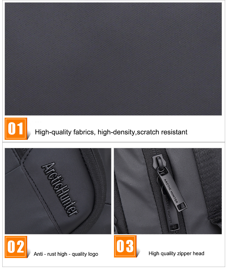 Arctic Hunter 1500362 Laptop Travel Business Backpack With USB Port