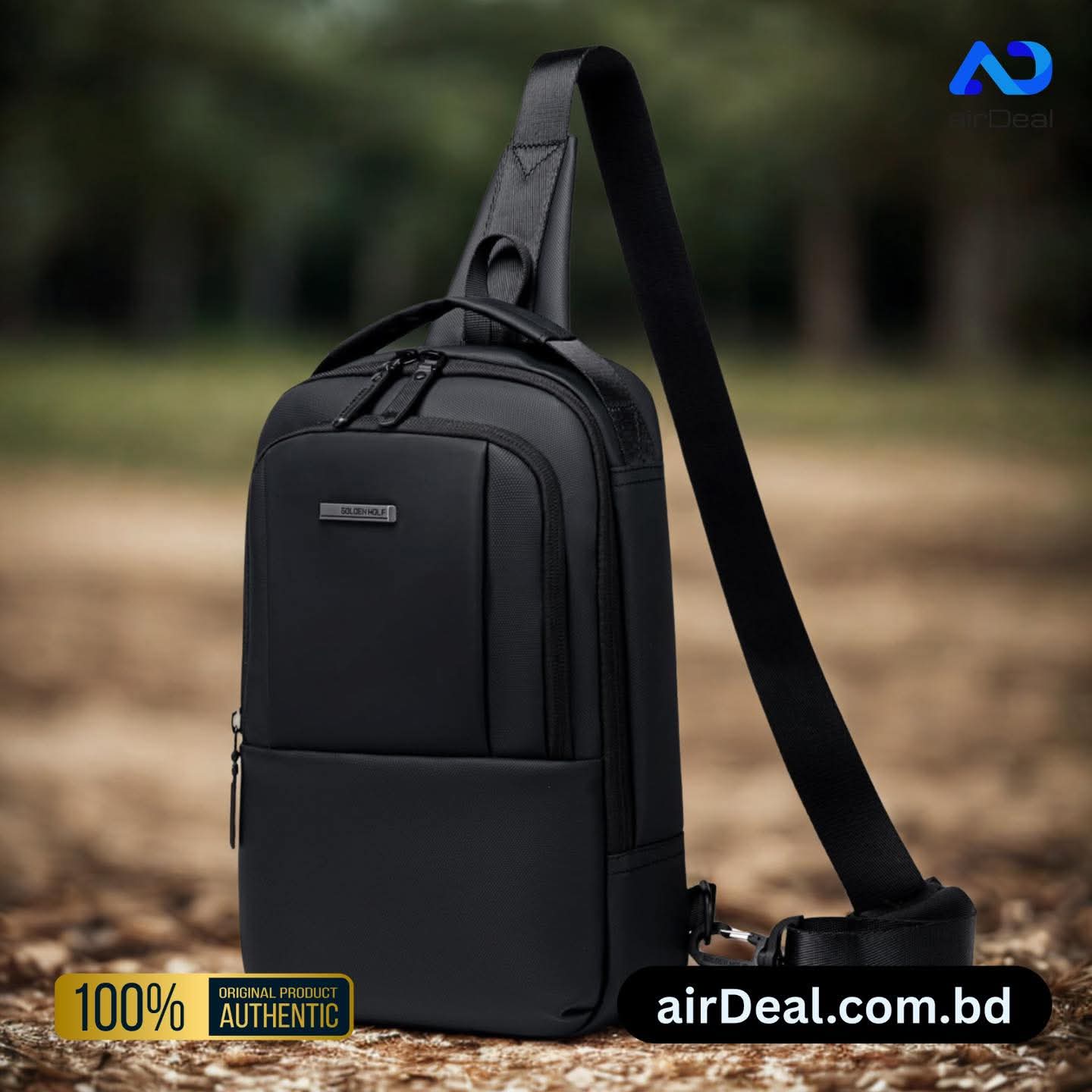 Golden Wolf GXB00725 Crossbody Bag